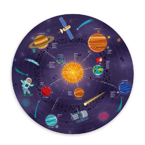 Janod Mıknatıslı Oyun Güneş Sistemi Haritası - Magnetic Solar System Map