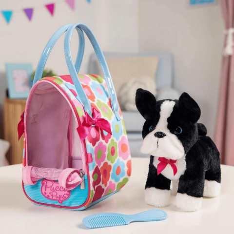 Pucci Pups Yavru Köpek ve Çiçekli Çanta