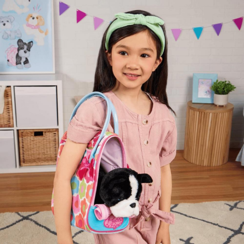 Pucci Pups Yavru Köpek ve Çiçekli Çanta