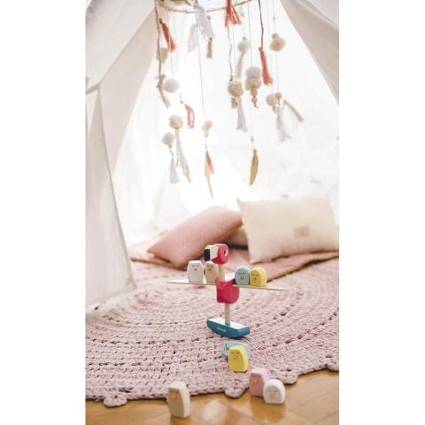 Janod Ahşap Flamingo Denge Oyuncağı - Zigolos Balancing Game Flamingo