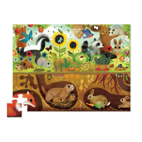 Crocodile Creek Puzzle - 48 Parça - Arka Bahçe Keşfi