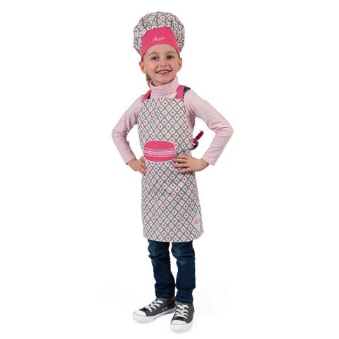 Janod Macaron Şef Önlük Seti / Macaron Apron + Chef Hat