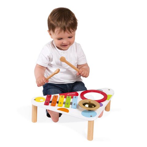 Janod Müzikal Set - Musical Table Confetti (Wood)