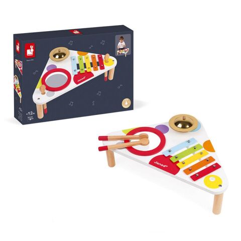 Janod Müzikal Set - Musical Table Confetti (Wood)