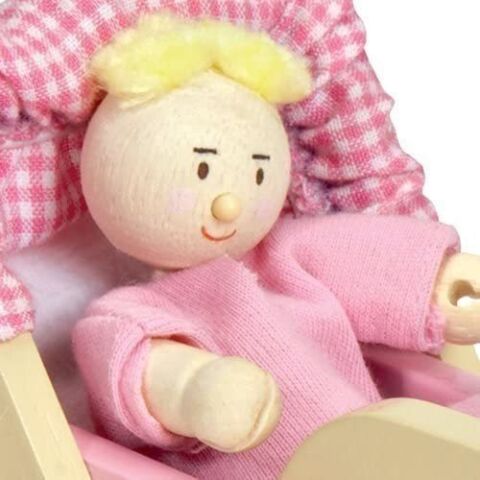 Le Toy Van Wooden Doll Nursery Set - Ahşap Bebek Odası Seti