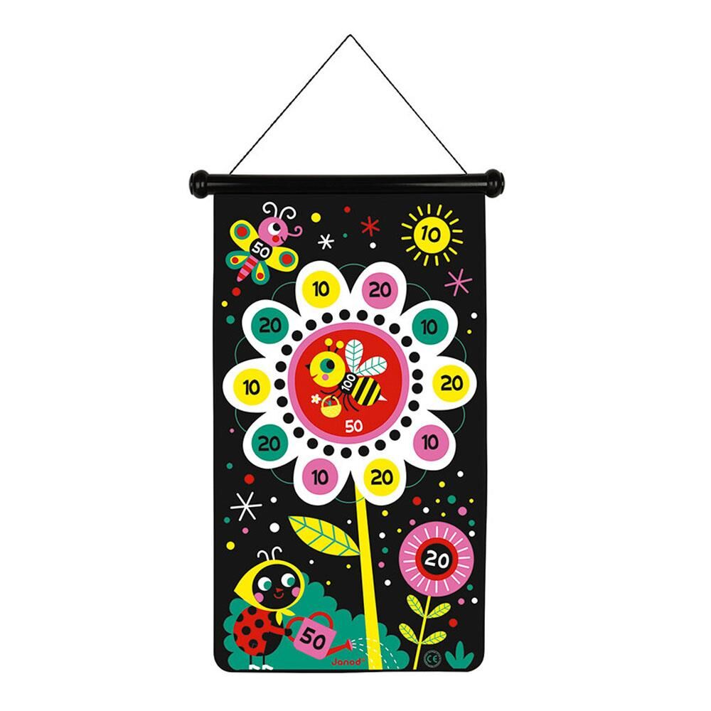 Janod Mıknatıslı Dart Oyunu Bahçe - Magnetic Dart Game Garden