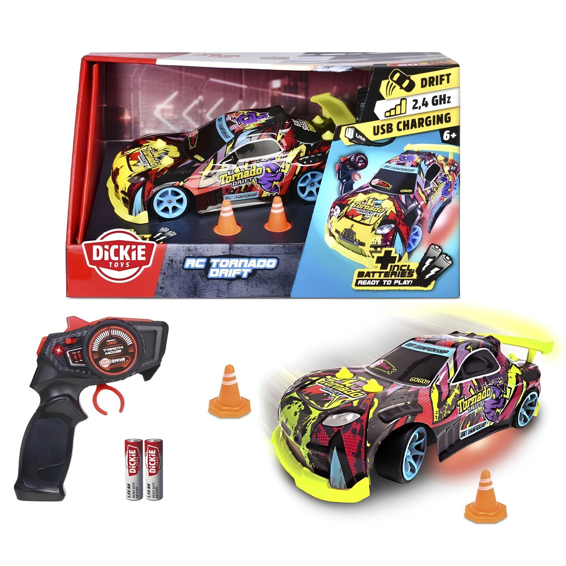 Dickie Tornado Drift 1:24 RC Uzaktan Kumandalı Araba