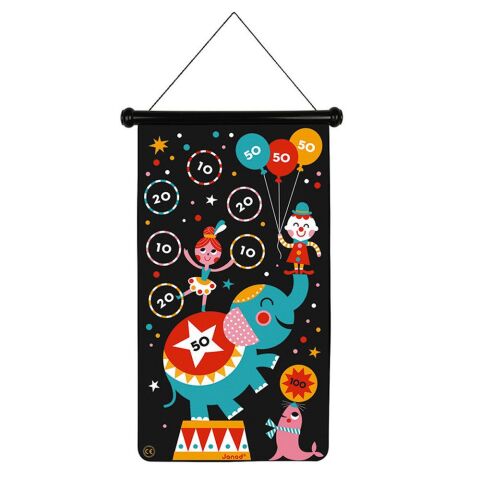 Janod Mıknatıslı Dart Oyunu Sirk - Magnetic Dart Game Circus