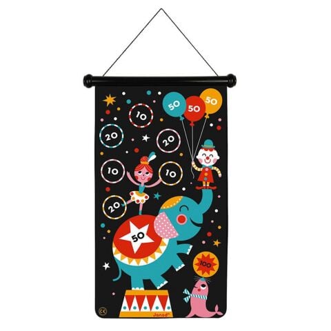 Janod Mıknatıslı Dart Oyunu Sirk - Magnetic Dart Game Circus