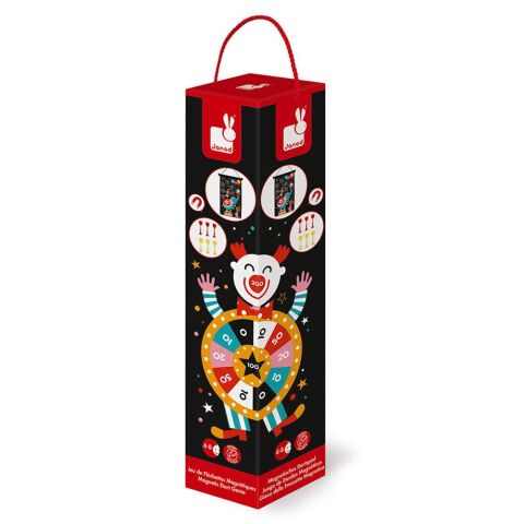 Janod Mıknatıslı Dart Oyunu Sirk - Magnetic Dart Game Circus