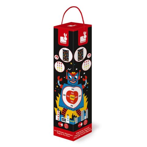 Janod Mıknatıslı Dart Oyunu Robotlar - Magnetic Dart Game Robots