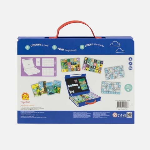 Tiger Tribe Mıknatıslı Okuma Seti - ABC Animals - Mavi
