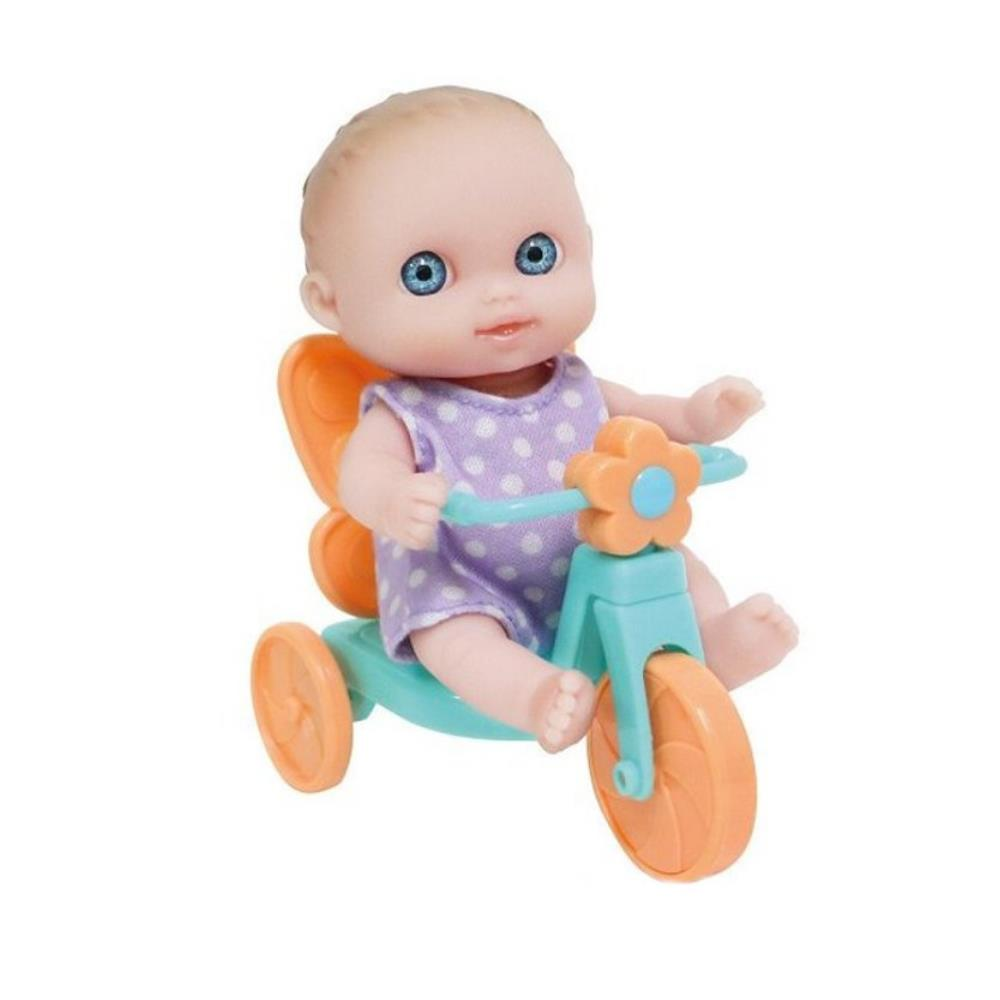 Berenguer Mini Bebek ve Bisiklet - 13 cm