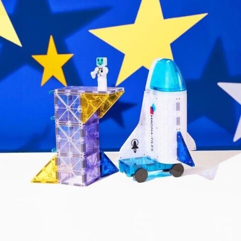 Magna-Tiles Space + microMAGS - Uzay 32 Parça
