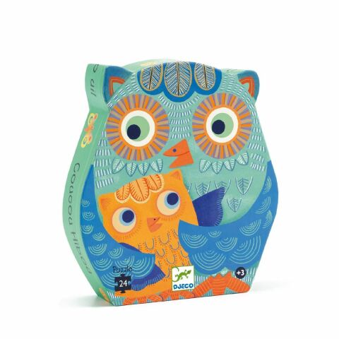Djeco Dekoratif Puzzle 24 Parça / Hello Owl