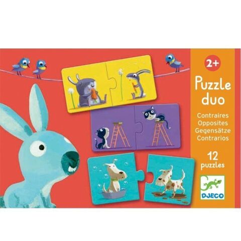 Djeco İkili Puzzle/ Duo Opposites