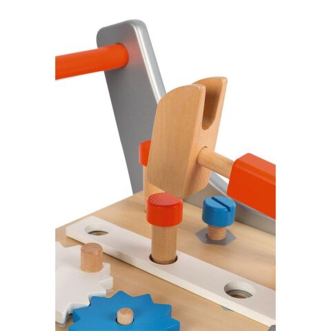 Janod Brico Kids Manyetik Çalışma Arabası - Brico'kids Magnetic Diy Trolley