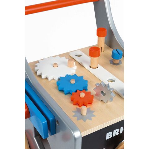 Janod Brico Kids Manyetik Çalışma Arabası - Brico'kids Magnetic Diy Trolley