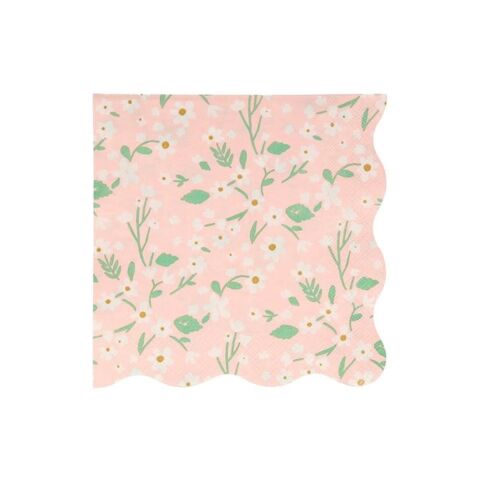 Meri Meri - Ditsy Floral Napkins - Çiçekli Peçeteler - L - 20'Li