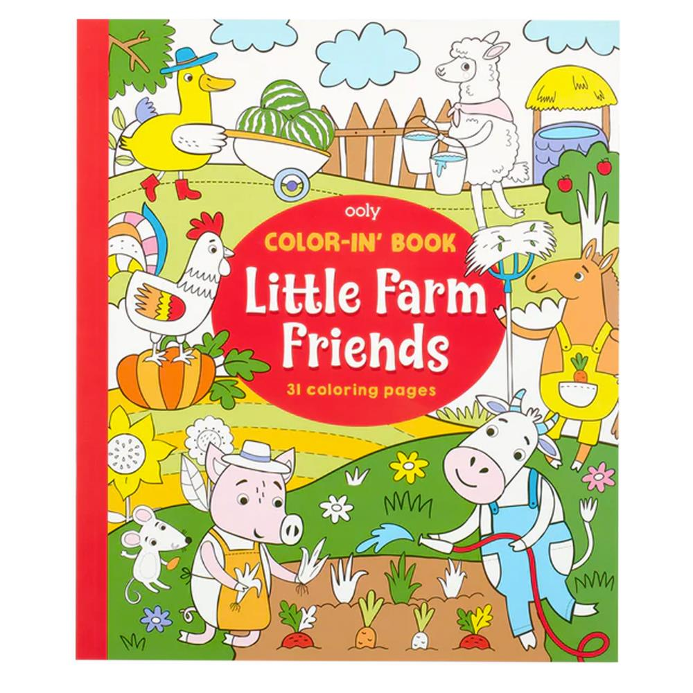Ooly Boyama Kitabı - Little Farm Animals