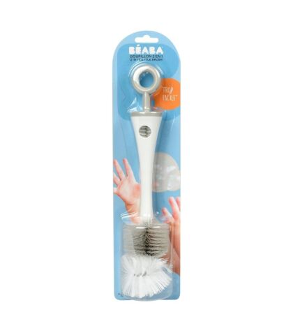 Beaba - Biberon Temizleme Fırçası - Gri