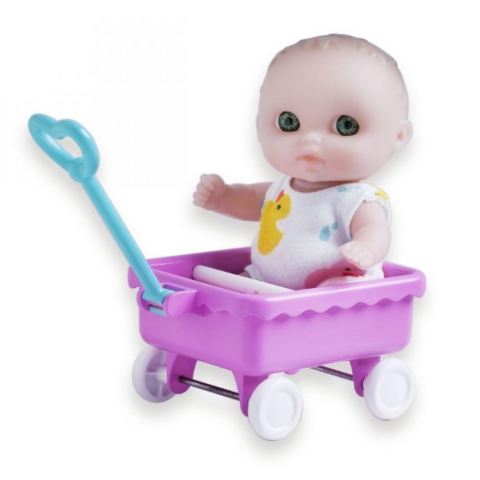 Berenguer Mini Bebek ve Araba - 13 cm