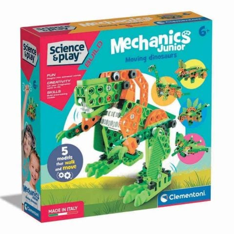 Clementoni Mekanik Laboratuvarı Junior - Hareketli Dinozorlar 6+ Yaş