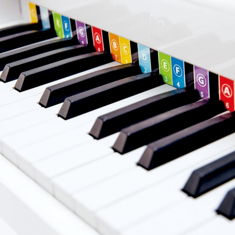 Hape Deluxe Grand Elektronik Piyano - Beyaz