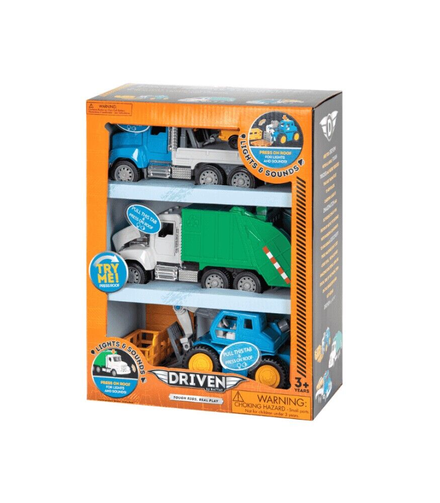 Driven 3'lü Set - Çekici, Teleskopik Yükleyici, Çöp Kamyonu