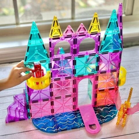 Magna-Tiles Castle DLX + microMAGS - Prenses Şatosu 48 Parça