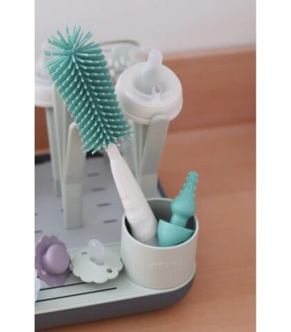 Beaba - Biberon Temizleme Fırçası, Sage Green