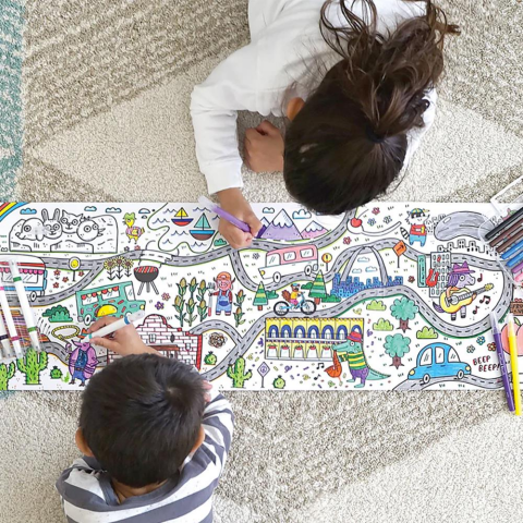 Ooly Katlanabilir Boyama Kitabı - Wacky Alien Universe