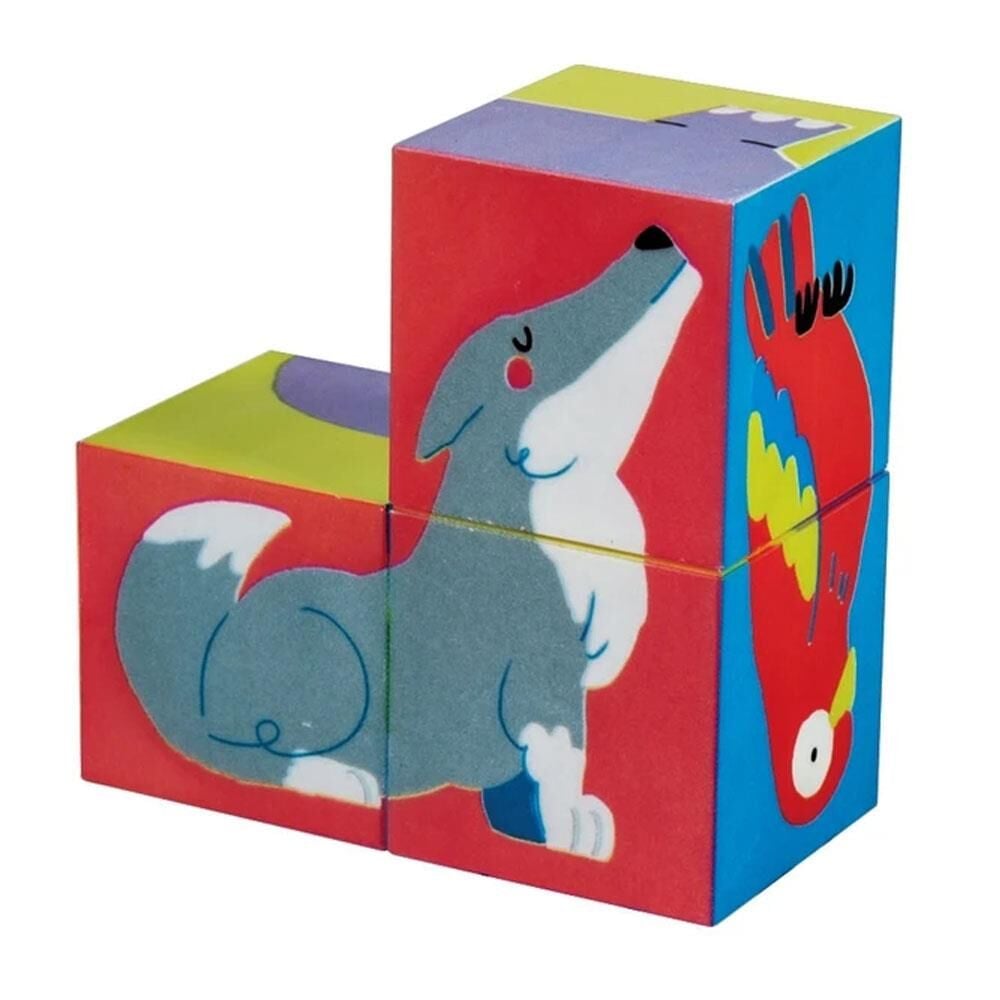 Clementoni Play For Future Shape Cubes - Hayvanlar