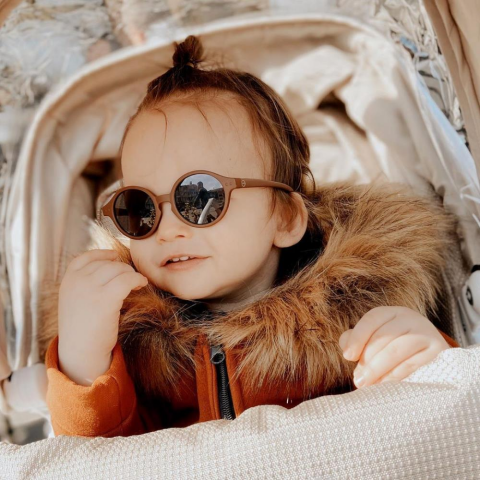 Izipizi Kids Plus Bebek Güneş Gözlüğü - 3-5 Yaş / Çikolata