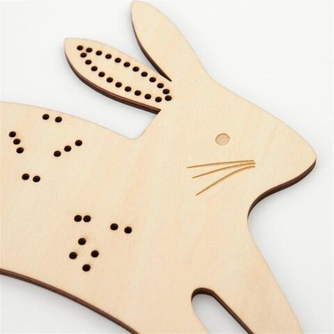 Meri Meri - Bunny Embroidery Kit - Tavşanlı Nakış İşleme Seti