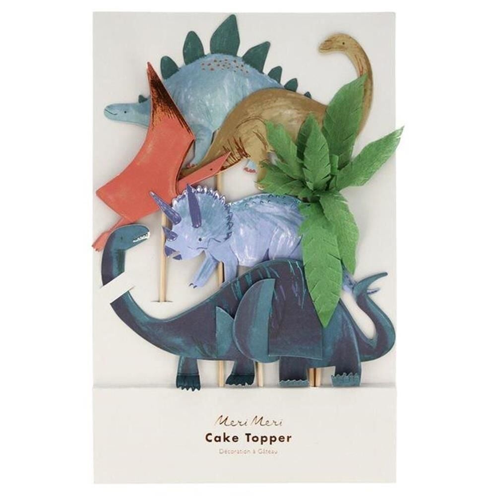 Meri Meri - Dinosaur Cake Toppers - Dinozor Pasta Süsü