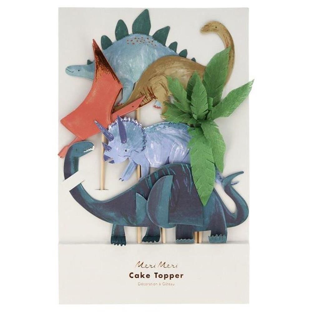 Meri Meri - Dinosaur Cake Toppers - Dinozor Pasta Süsü