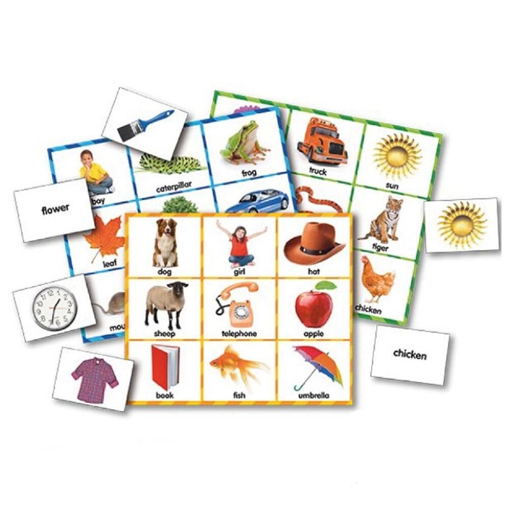 The Learning Journey Match It Picture Word Bingo Resimli Tombala
