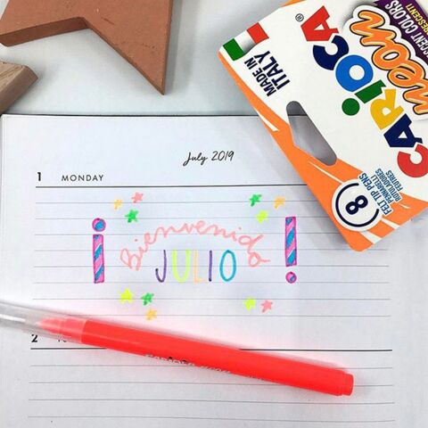 Carioca Neon Yıkanabilir Keçeli Boya Kalemi 8'li