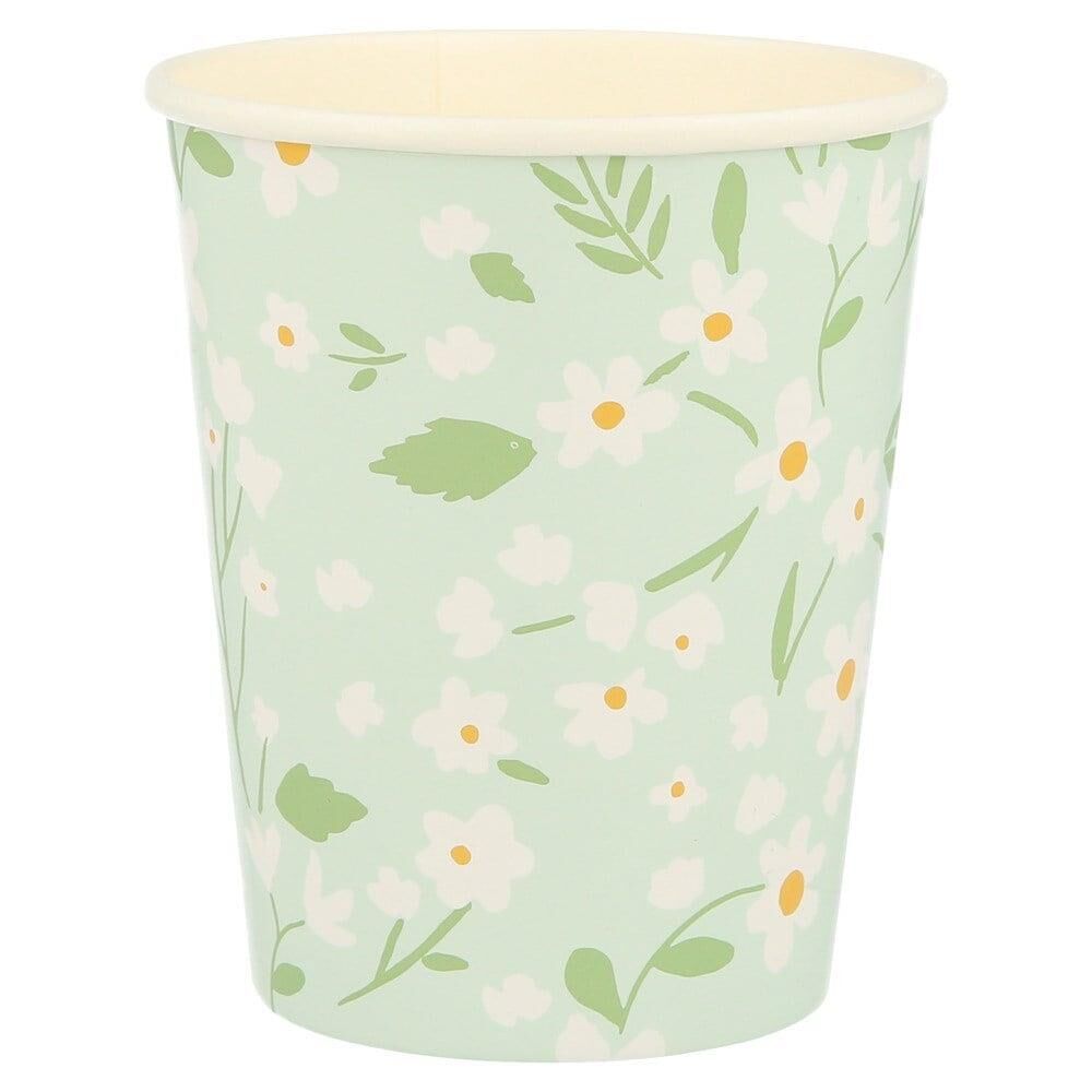 Meri Meri - Ditsy Floral Cups - Çiçekli Bardaklar - 12'Li