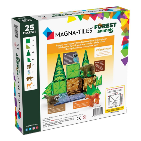 Magna-Tiles Orman Hayvanları Seti 25 Parça
