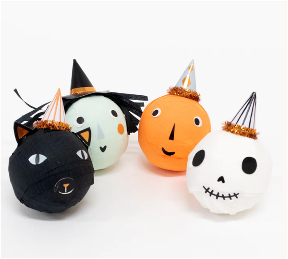 Meri Meri - Vintage Halloween Surprise Balls - Halloween Vintage Sürpriz Topları
