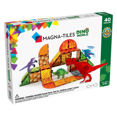 Magna-Tiles Dinozor Dünyası 40 Parça