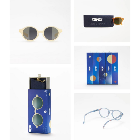 Izipizi Outer Space Junior Güneş Gözlüğü #G Koleksiyonu - 5-10 Yaş / Jupiter