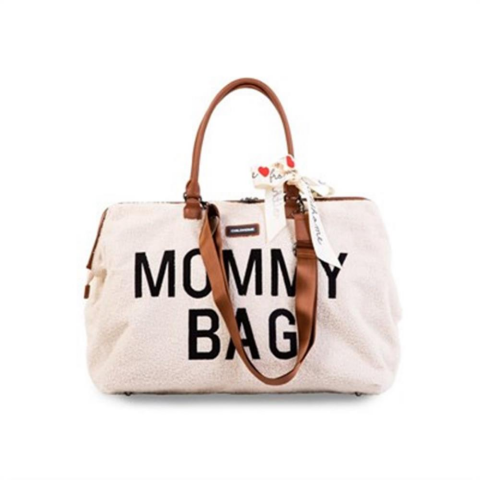 Childhome - Mommy Bag - Anne-Bebek Bakım Çantası - Teddy - White