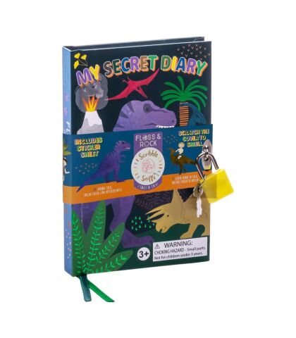 Floss & Rock Kokulu Kilitli Günlük / Dino