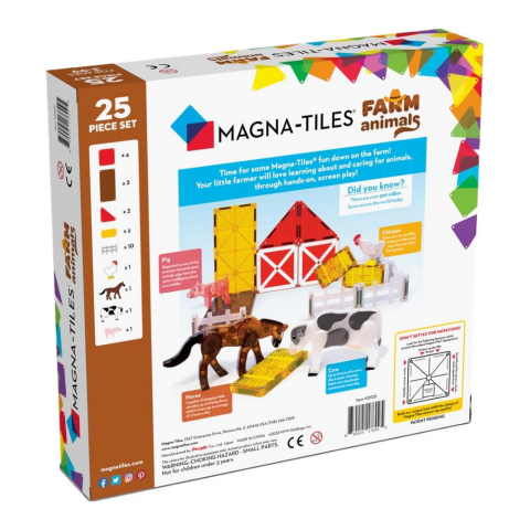 Magna-Tiles Çiftlik Hayvanları Seti 25 Parça