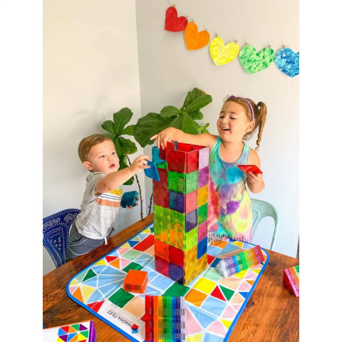 Magna-Tiles Saklama Kutusu & Oyun Matı