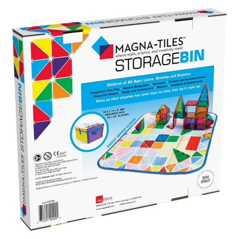 Magna-Tiles Saklama Kutusu & Oyun Matı