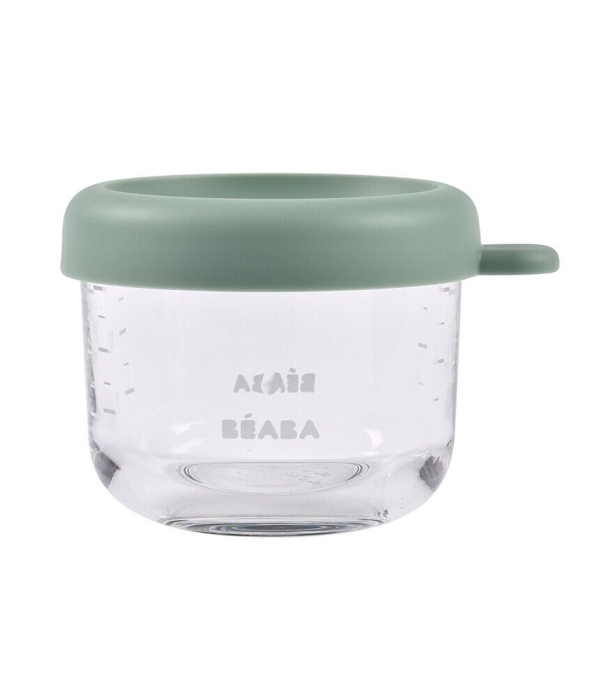Beaba - Bebek Cam Mama Kavanozu 150 ml, Sage Green